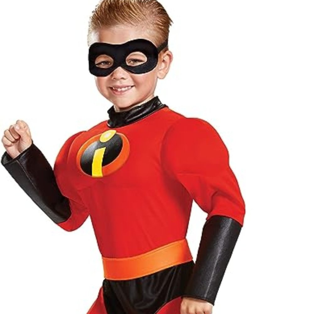 Disney The Incredibles Dash Toddler Kid's Costume 3T 4T New